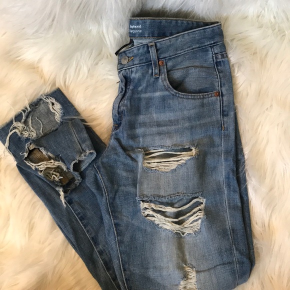 Mossimo Supply Co. Denim - Mossimo boyfriend distress jeans 27